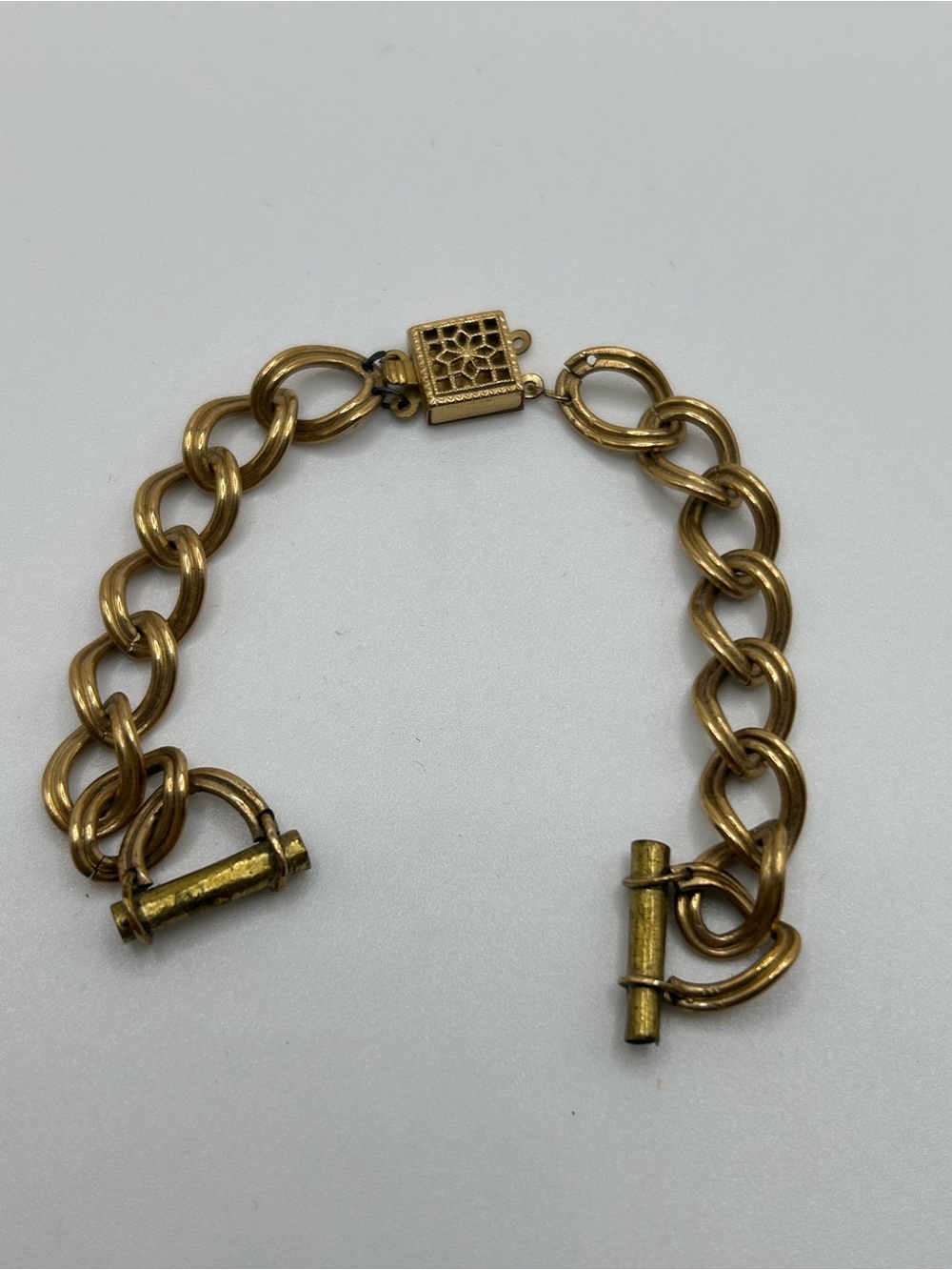 vintage 1/20 14k Bracelet Chain Watch Band gold filled chain 5 1/2” 7 Grams